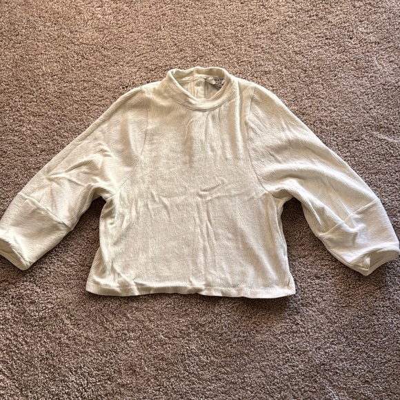 Madewell Tops - Madewell Textured Cream Knit Top